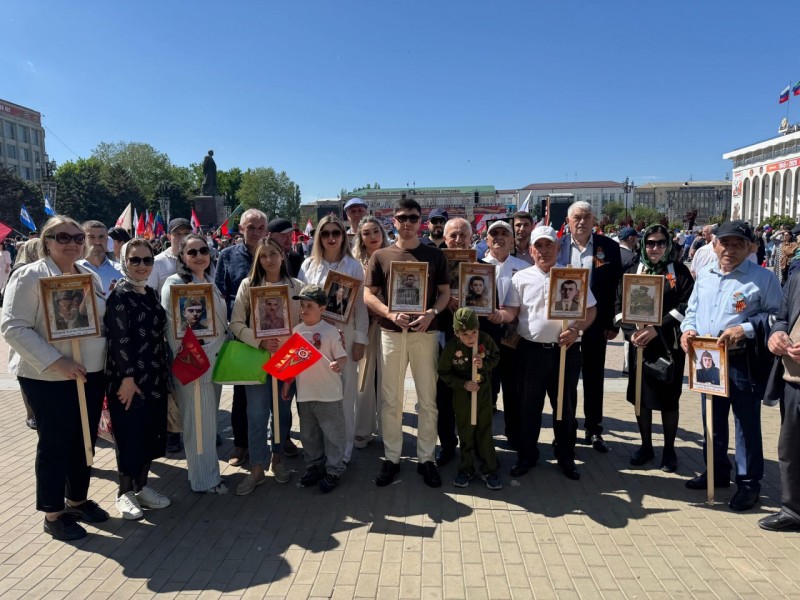 Специалисты ветеринарной службы приняли участие в акции «Бессмертный полк»