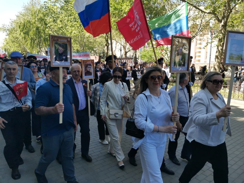 Специалисты ветеринарной службы приняли участие в акции «Бессмертный полк»