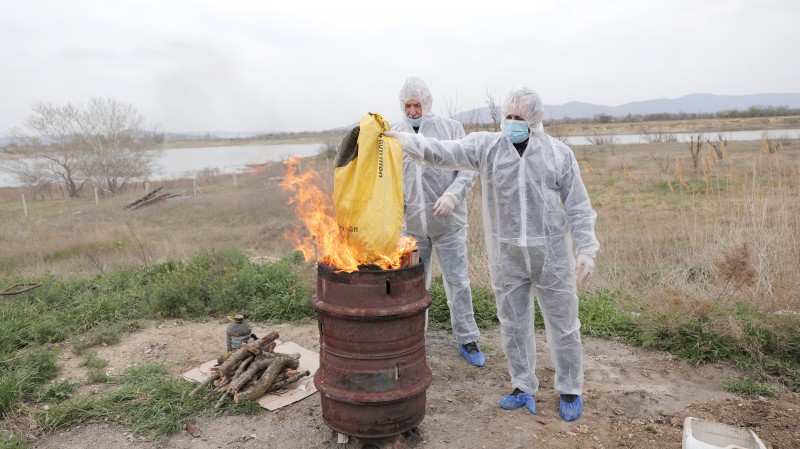 Комитетом по ветеринарии РД проведено очередное учение по ликвидации условного очага особо опасного заболевания