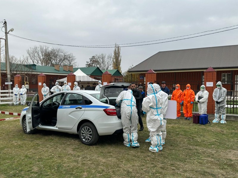 В Чеченской Республике провели межведомственные тренировочные учения по локализации и ликвидации условного очага сибирской язвы