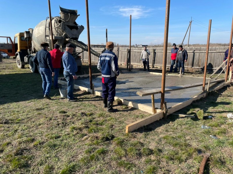 Подготовительные работы для монтажа крематора