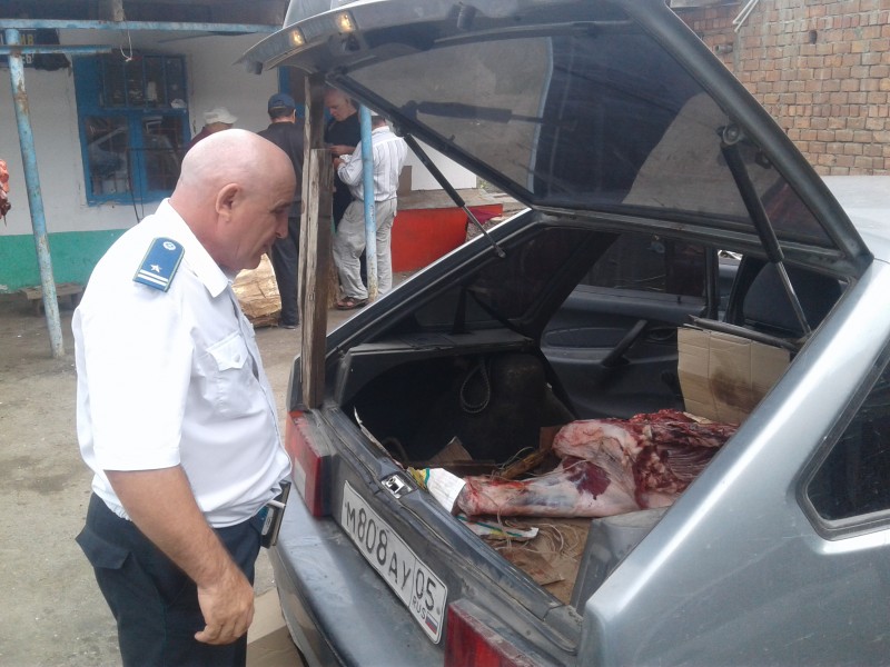 Контрольные мероприятия на торговых точках в Кизляре