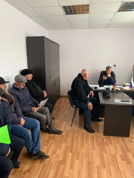 Итоговое совещание работников ветеринарной службы Дахадаевского района