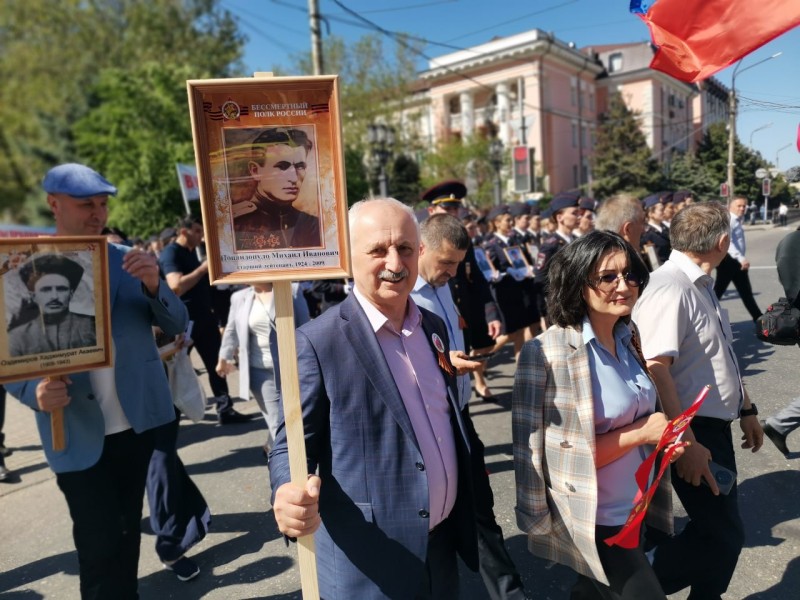 Специалисты ветеринарной службы приняли участие в акции «Бессмертный полк»