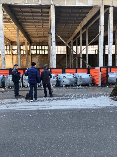 Ветеринары на субботнике!