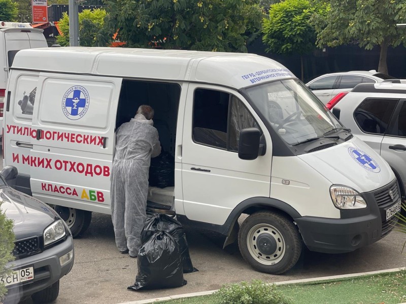 Дербентское ветуправление обеспечивает безопасную утилизацию медико-биологических отходов