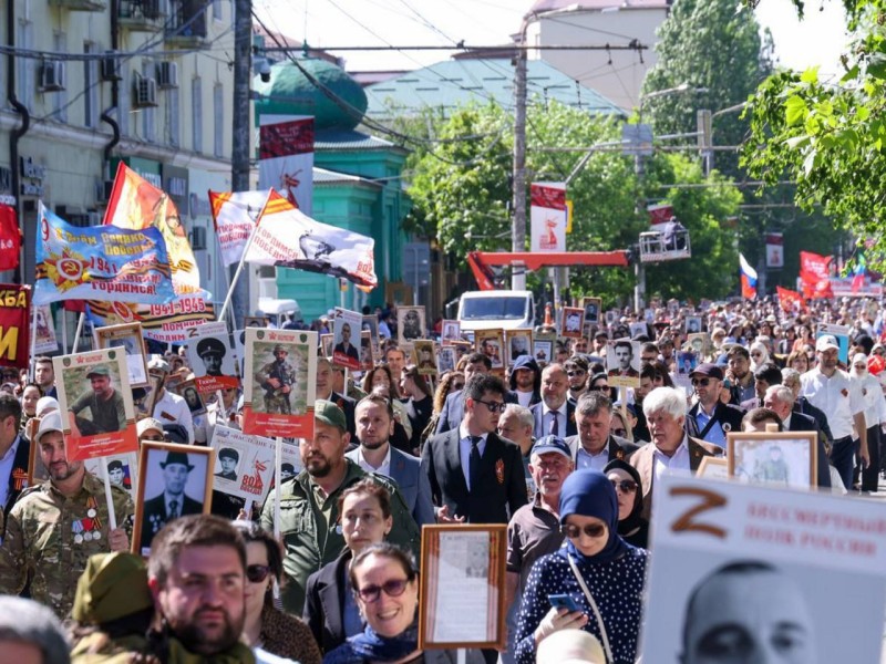 Специалисты ветеринарной службы приняли участие в акции «Бессмертный полк»