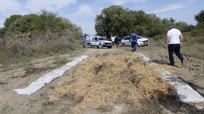Учения по ликвидации условного очага оспы овец
