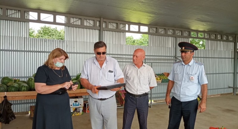 Мониторинг торговых объектов селения Касумкент