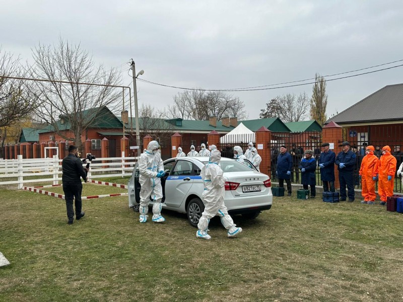 В Чеченской Республике провели межведомственные тренировочные учения по локализации и ликвидации условного очага сибирской язвы
