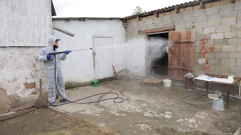В Хасавюртовском районе провели учения по ликвидации очага ящура