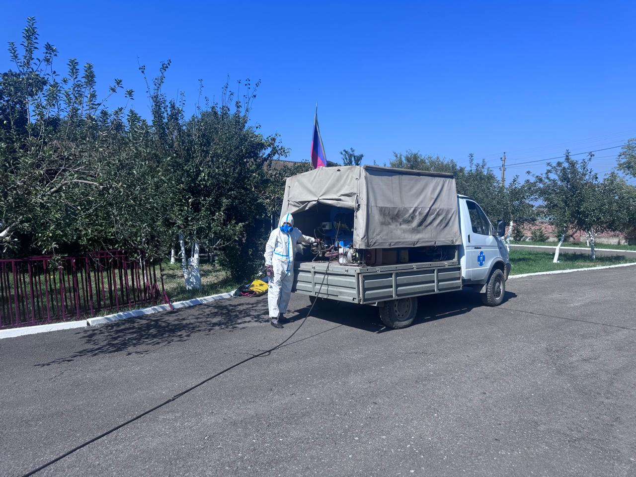 В Бабаюртовском районе отработали совместные действия по ликвидации условного очага ящура