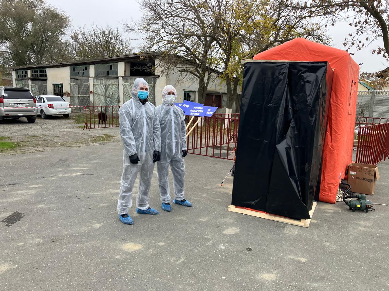 Учения по локализации и ликвидации очага оспы МРС проведены в Дагестане