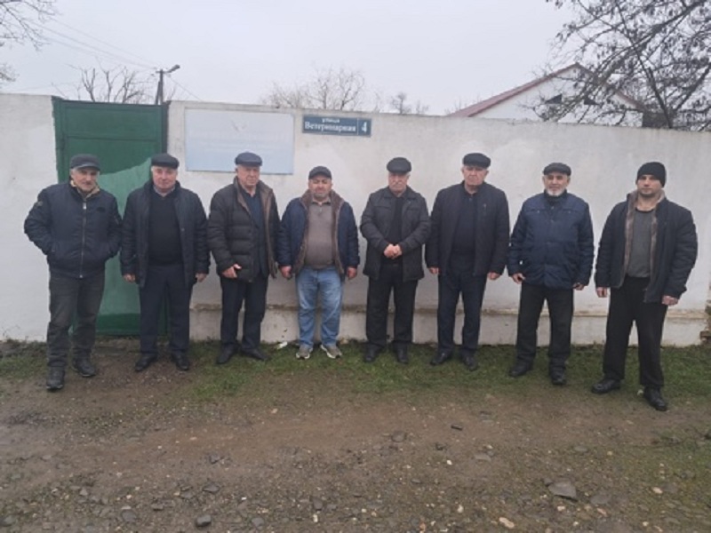 Работники Магарамкентского РВУ проводили коллегу в зону СВО